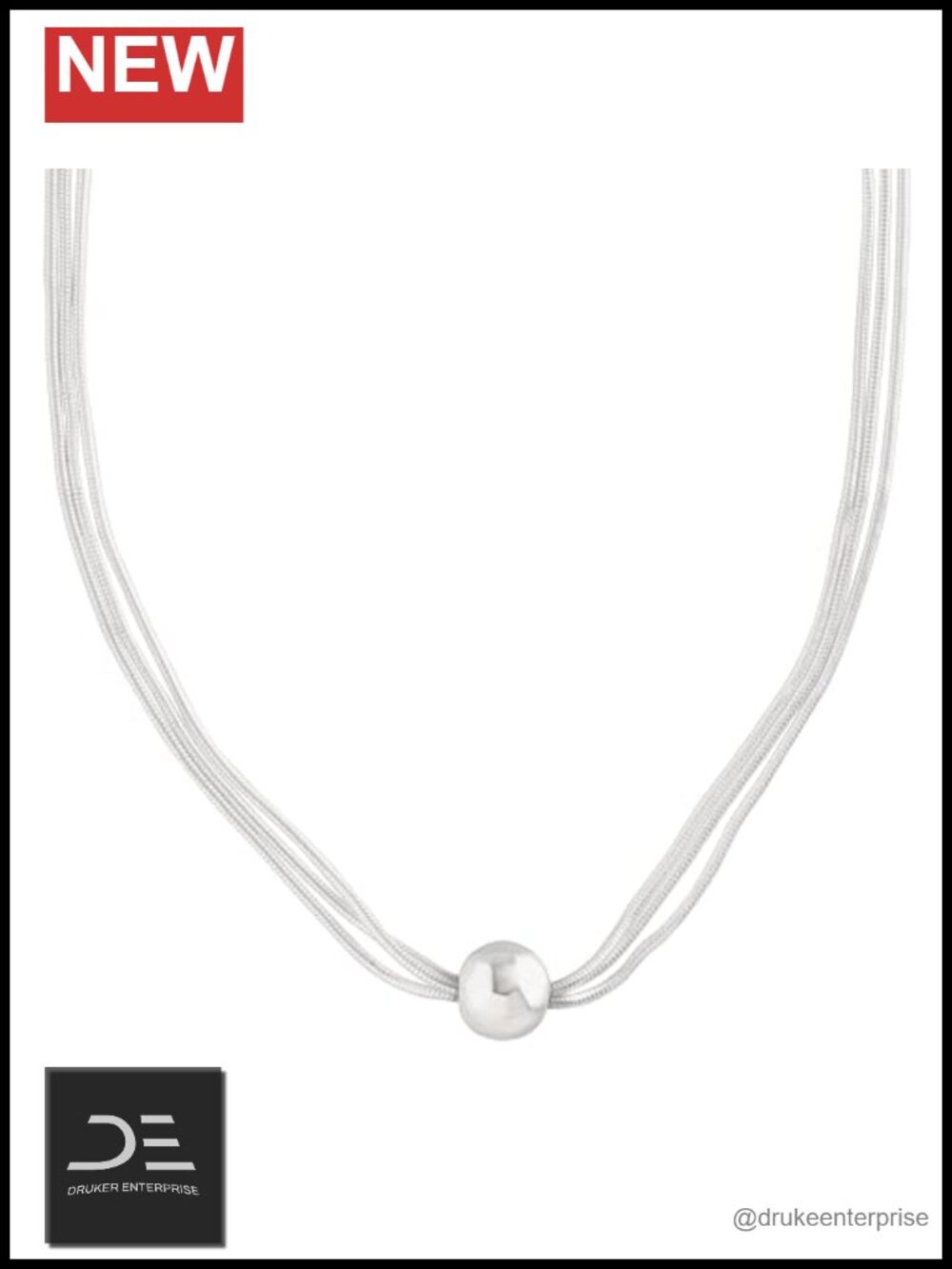 Silpada Thoreau Multi-Strand Bead Necklace in Sterling Silver